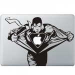 Superman MacBook Aufkleber Schwarz MacBook Aufkleber