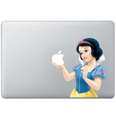 Schneeuwittchen Animation Farbig MacBook Aufkleber