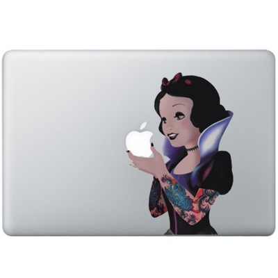 Schneewittchen Gothic Farbig MacBook Aufkleber