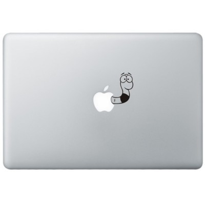 Würmchen MacBook Aufkleber