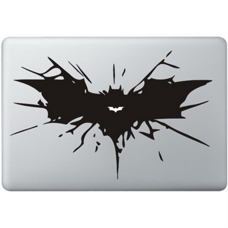 Batman Logo MacBook Aufkleber Schwarz MacBook Aufkleber