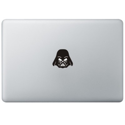 Darth Vader Mask MacBook Aufkleber Schwarz MacBook Aufkleber