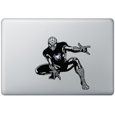 Spiderman MacBook Aufkleber Schwarz MacBook Aufkleber