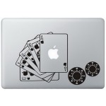 Poker MacBook Aufkleber Schwarz MacBook Aufkleber