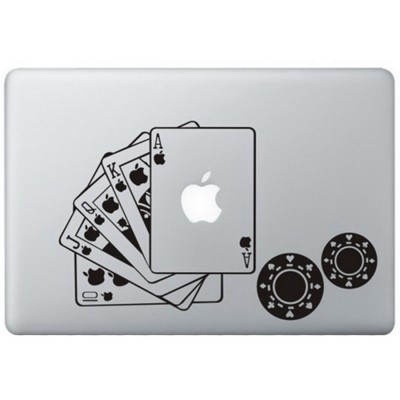 Poker MacBook Aufkleber