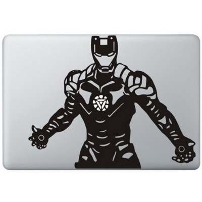 Iron Man (4) MacBook Aufkleber Schwarz MacBook Aufkleber
