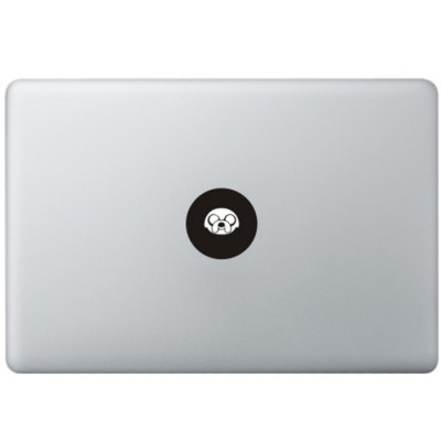 Adventure Time Logo MacBook Sticker Schwarz MacBook Aufkleber