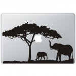 Afrika MacBook Aufkleber Schwarz MacBook Aufkleber