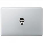 Breaking Bad Heisenberg MacBook Aufkleber Schwarz MacBook Aufkleber