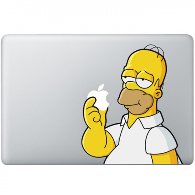 Homer Simpsons MacBook Aufkleber Fabrige MacBook Aufkleber