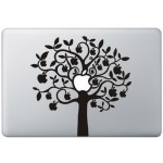 Apple Baum ( 2 ) MacBook Aufkleber Schwarz MacBook Aufkleber