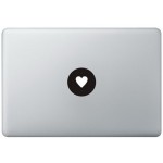 Liebe Logo MacBook Aufkleber Schwarz MacBook Aufkleber