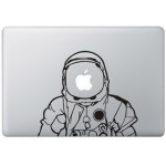 Astronaut MacBook Aufkleber Schwarz MacBook Aufkleber