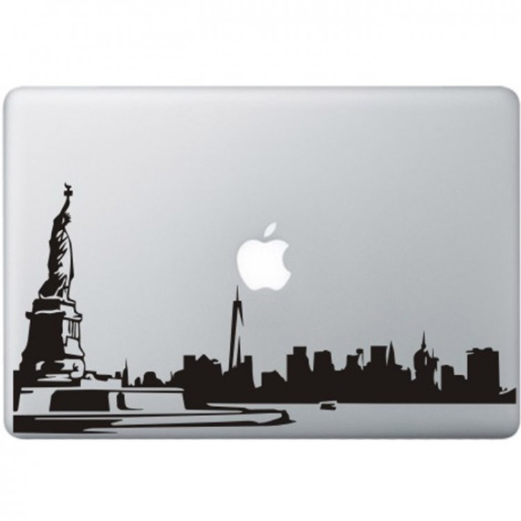 New York City MacBook Aufkleber Schwarz MacBook Aufkleber