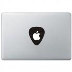 Plektrum Logo Macbook Aufkleber Schwarz MacBook Aufkleber