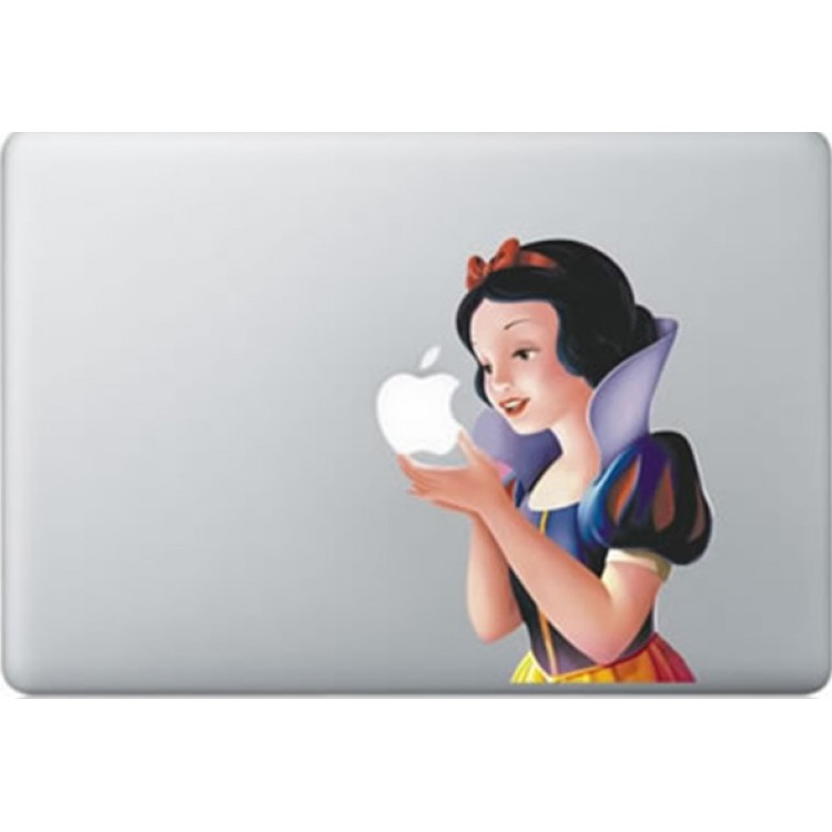 Schneewittchen farbig MacBook Aufkleber Fabrige MacBook Aufkleber