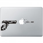 Kugel Feuer MacBook Aufkleber Schwarz MacBook Aufkleber